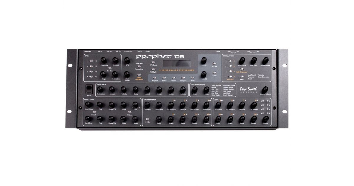 DSI Prophet ’08 module PE ◁ Синтезатор Dave Smith Instruments Prophet '08 PE Module
